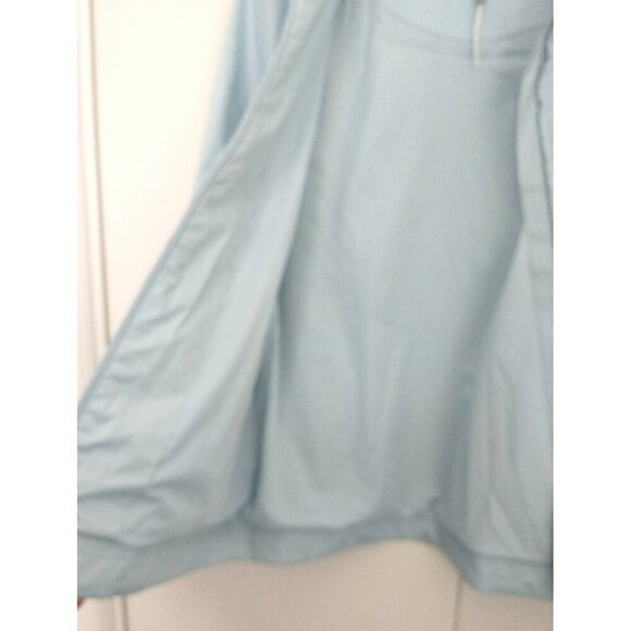 Nike Golf Women's Clima Fit Jacket Windbreaker Ice Blue Zip Pockets - L (12-14) - Picture 5 of 10